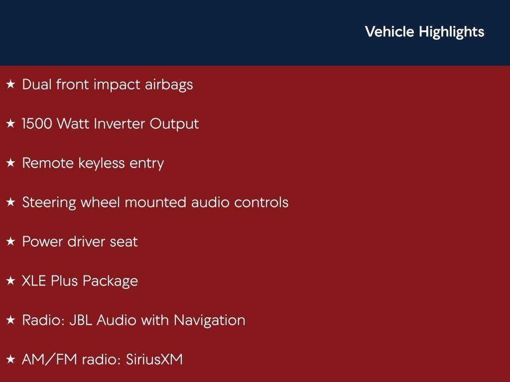 2025 Toyota SIENNA XLE AWD XLE 7 Passenger