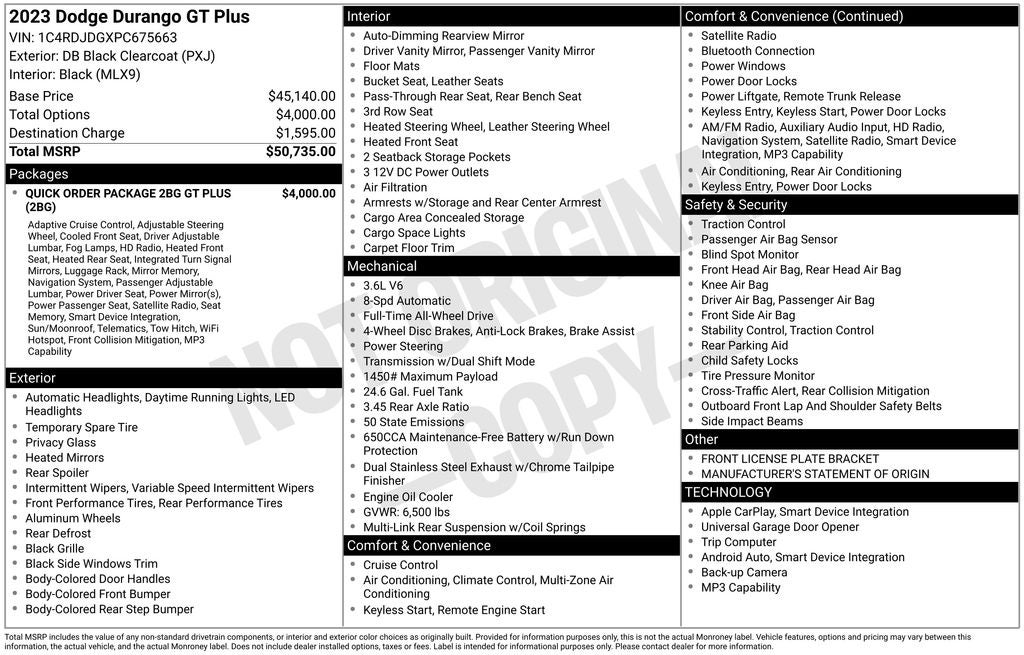 2023 Dodge Durango GT Plus