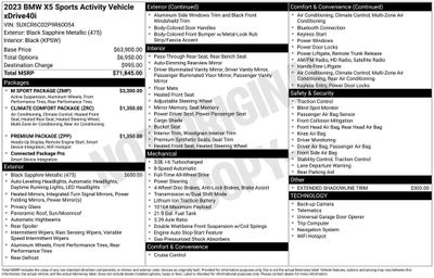 2023 BMW X5 xDrive40i