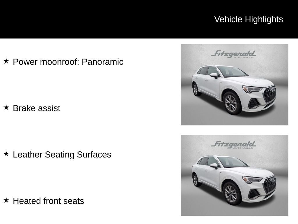 2025 Audi Q3 Premium S Line quattro