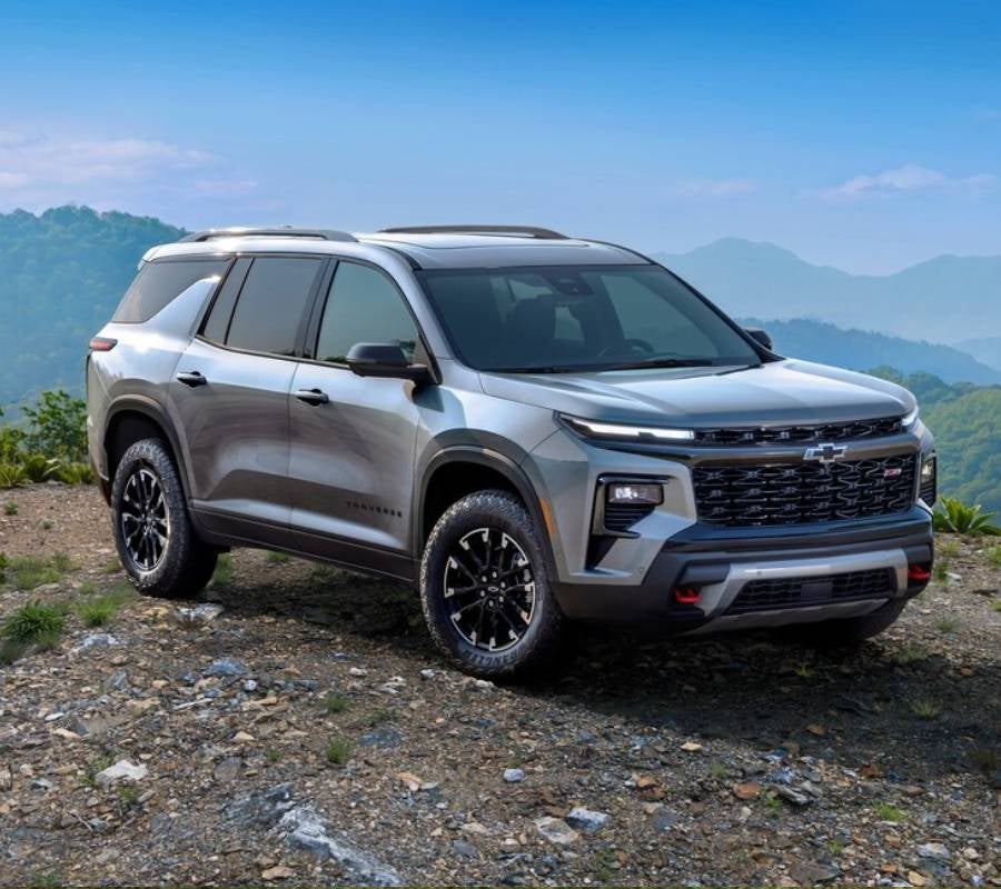 Chevy Tahoe parked off road on a mountain from Fitzgerald Chevrolet of Hagerstown in Hagerstown MD 
