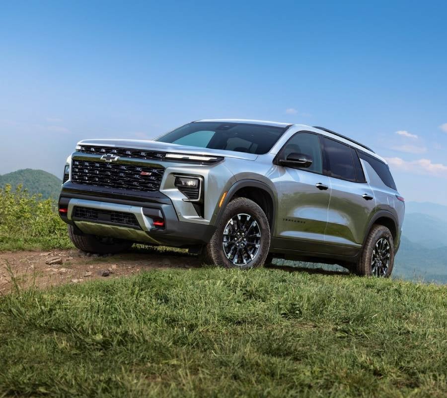 Chevy Tahoe parked off road on a mountain Fitzgerald Chevrolet of Hagerstown in Hagerstown MD 